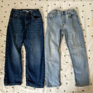 👖 (Bundle of 2) Size 6 - OshKosh B'gosh Boys’ Jeans in Dark and Light Blue